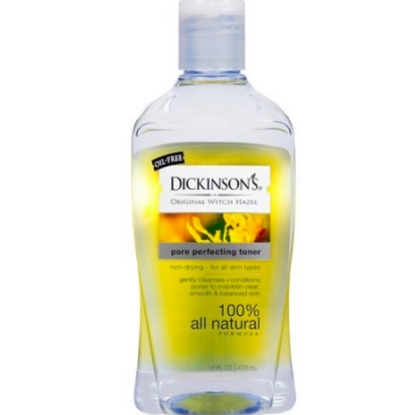 Top 10 Affordable Toners to Try - Dickinson’s Original Witch Hazel Pore Perfecting Toner. $4 for 16 FL OZ.